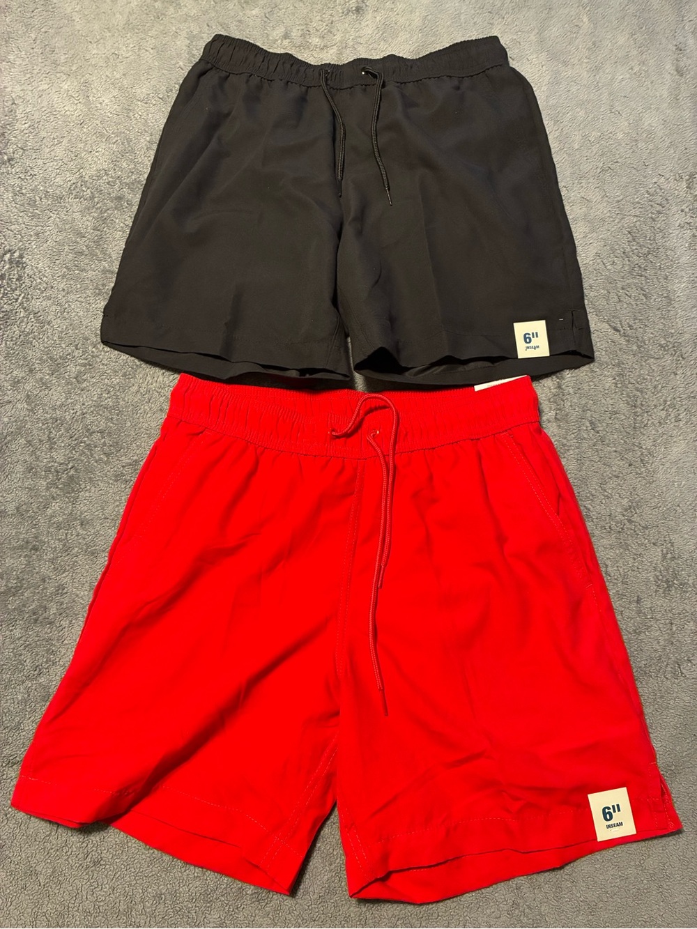 George Men’s Red Shorts – 6” Inseam – New with Tags
